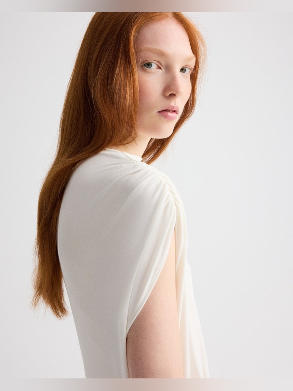 TWP RIGHT WHERE I BELONG MAXI DRESS IN MATTE CREPE JERSEY - Picture 6 of 13